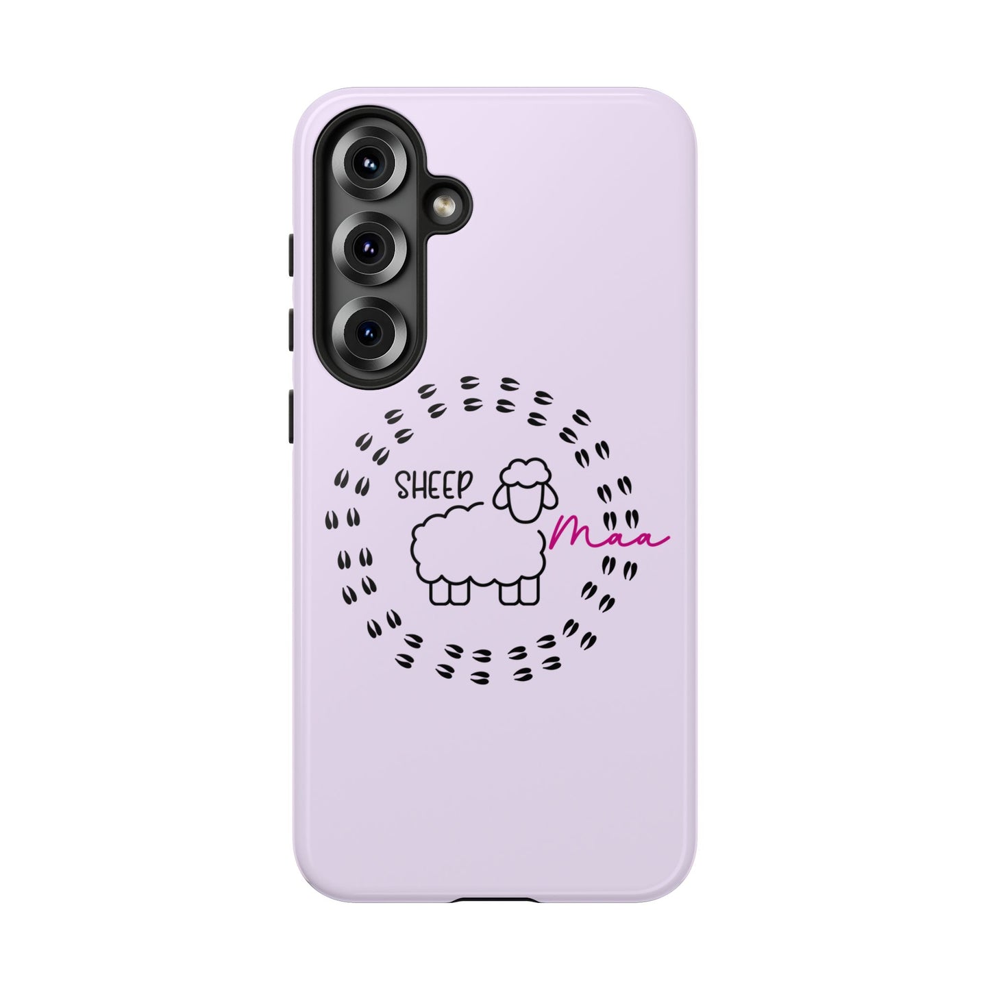 Sheep Maaa Tough Phone Case – Farm Life Protective Case for Female Farmers & Sheep Lovers