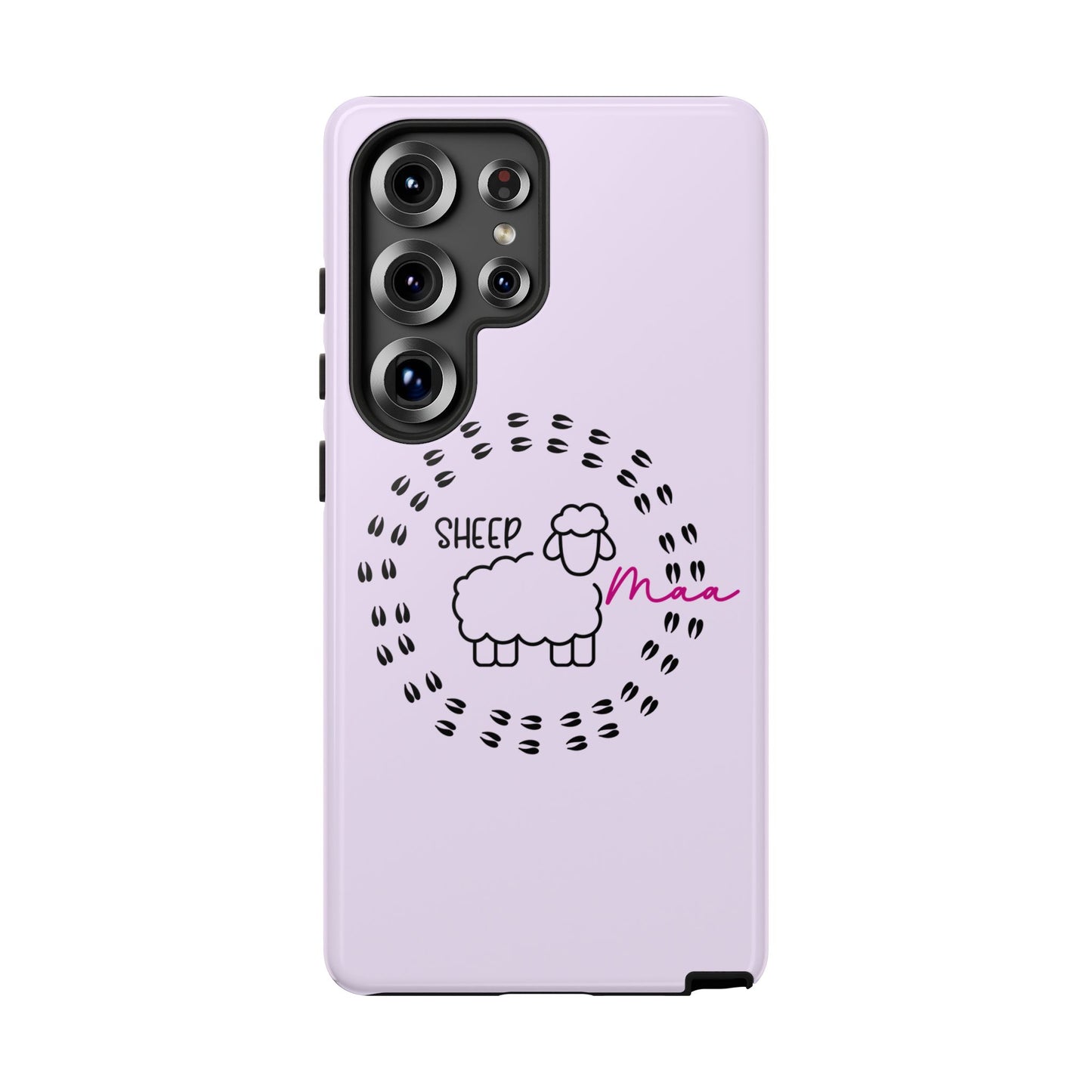 Sheep Maaa Tough Phone Case – Farm Life Protective Case for Female Farmers & Sheep Lovers