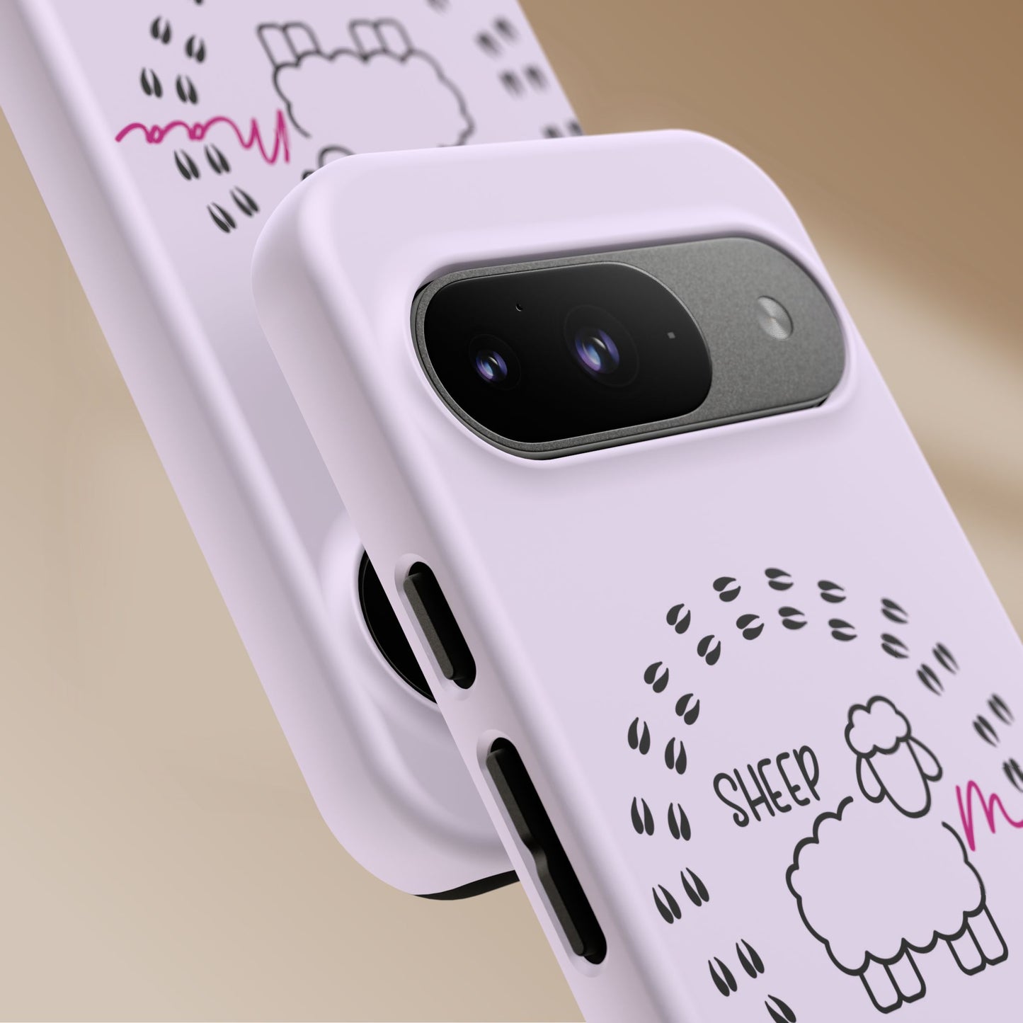 Sheep Maaa Tough Phone Case – Farm Life Protective Case for Female Farmers & Sheep Lovers