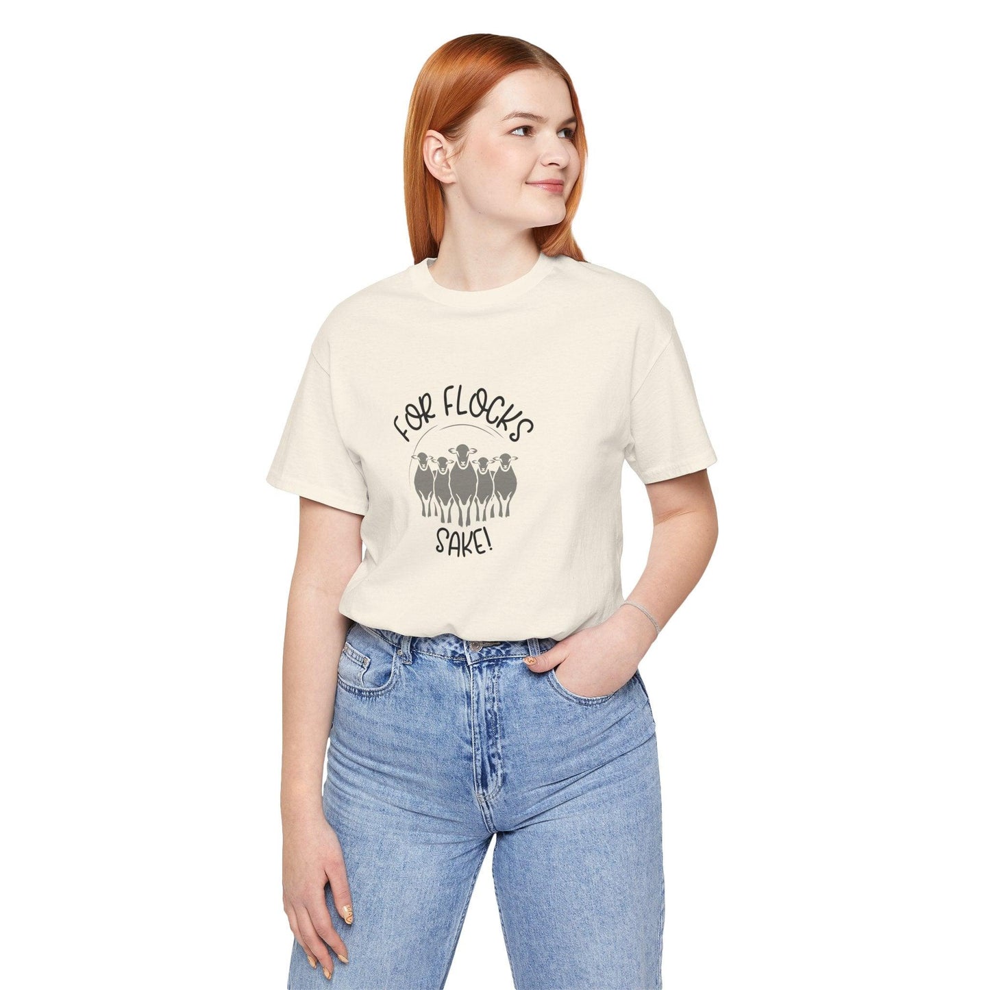 For Flocks Sake Tee - Funny Animal T-Shirt, Unisex