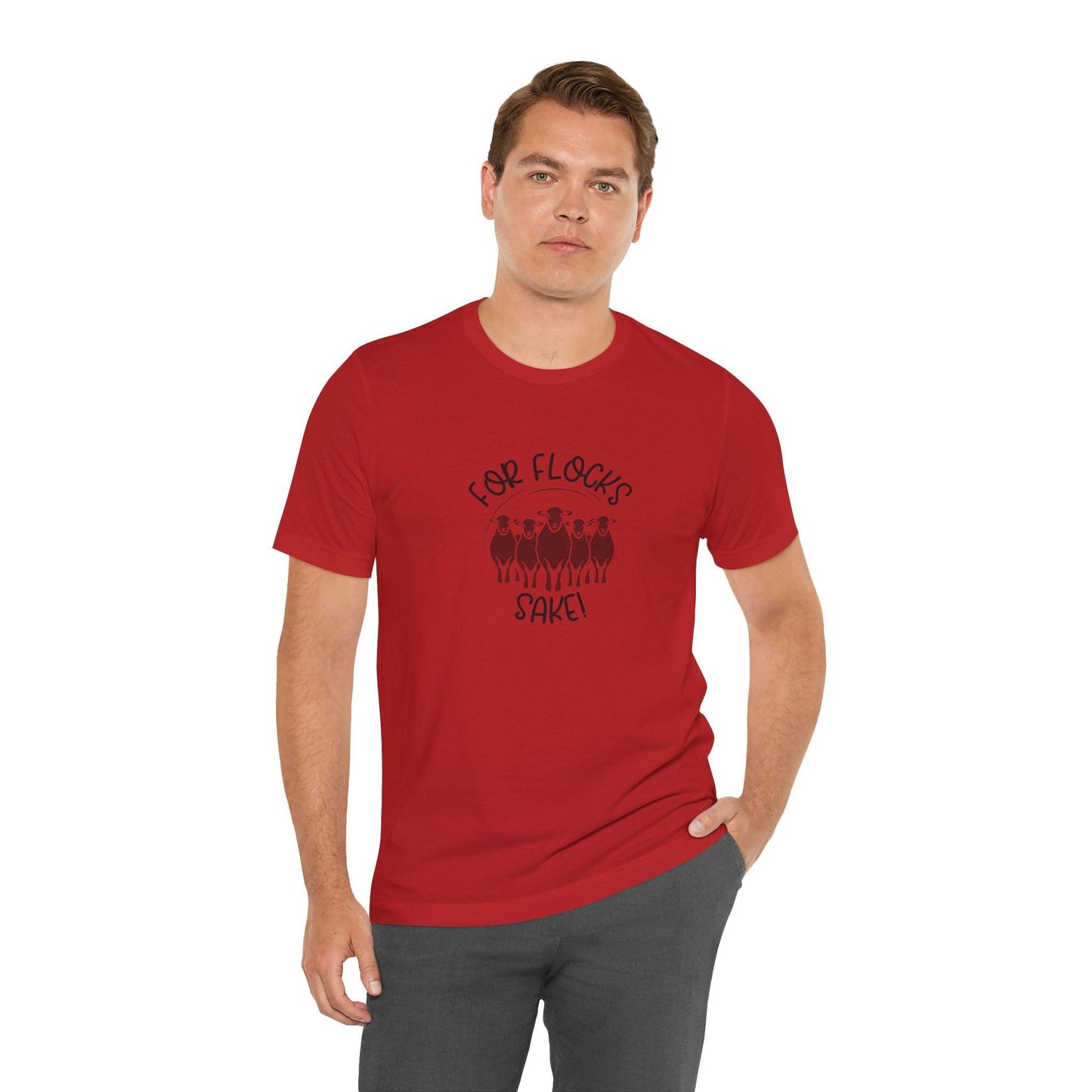 For Flocks Sake Tee - Funny Animal T-Shirt, Unisex
