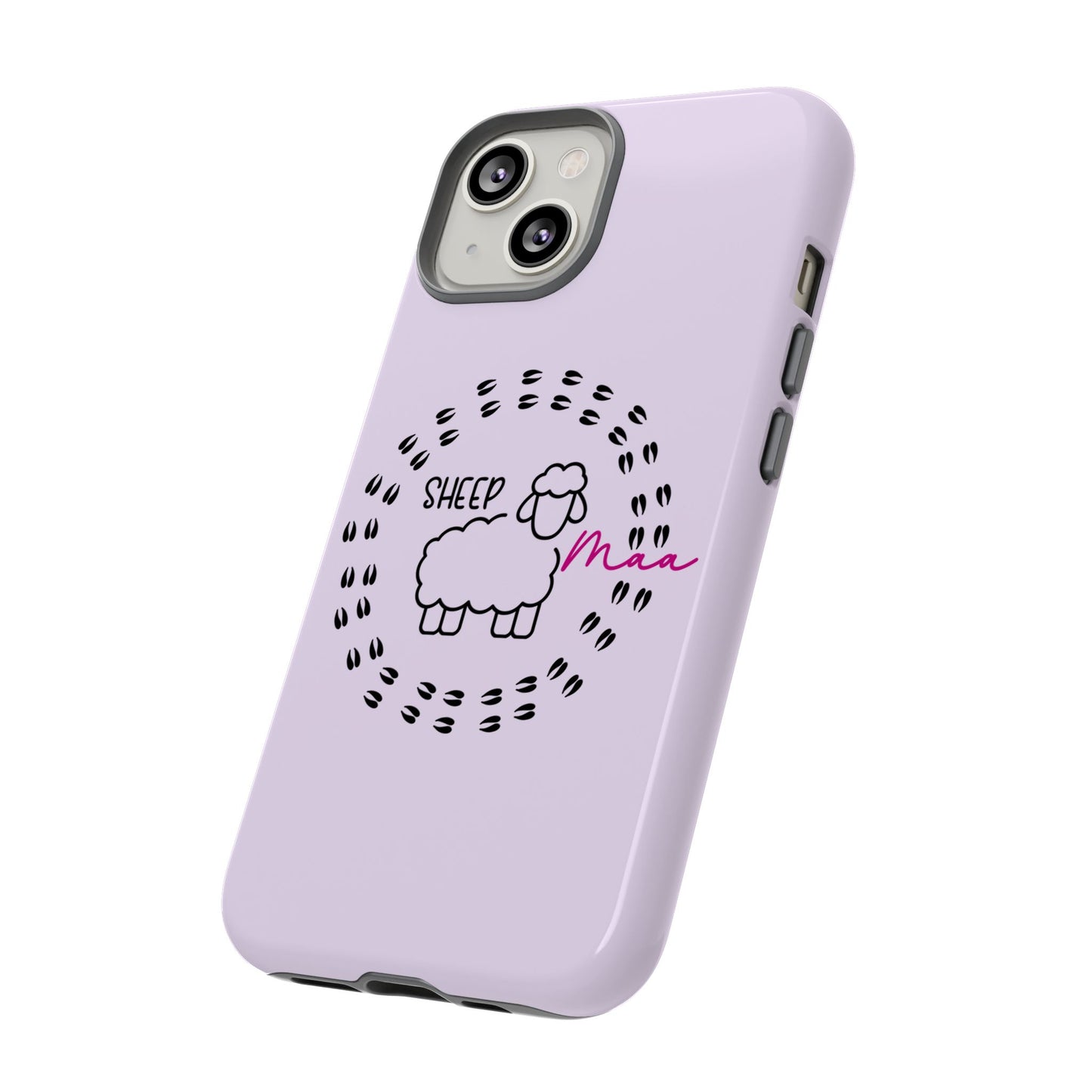 Sheep Maaa Tough Phone Case – Farm Life Protective Case for Female Farmers & Sheep Lovers