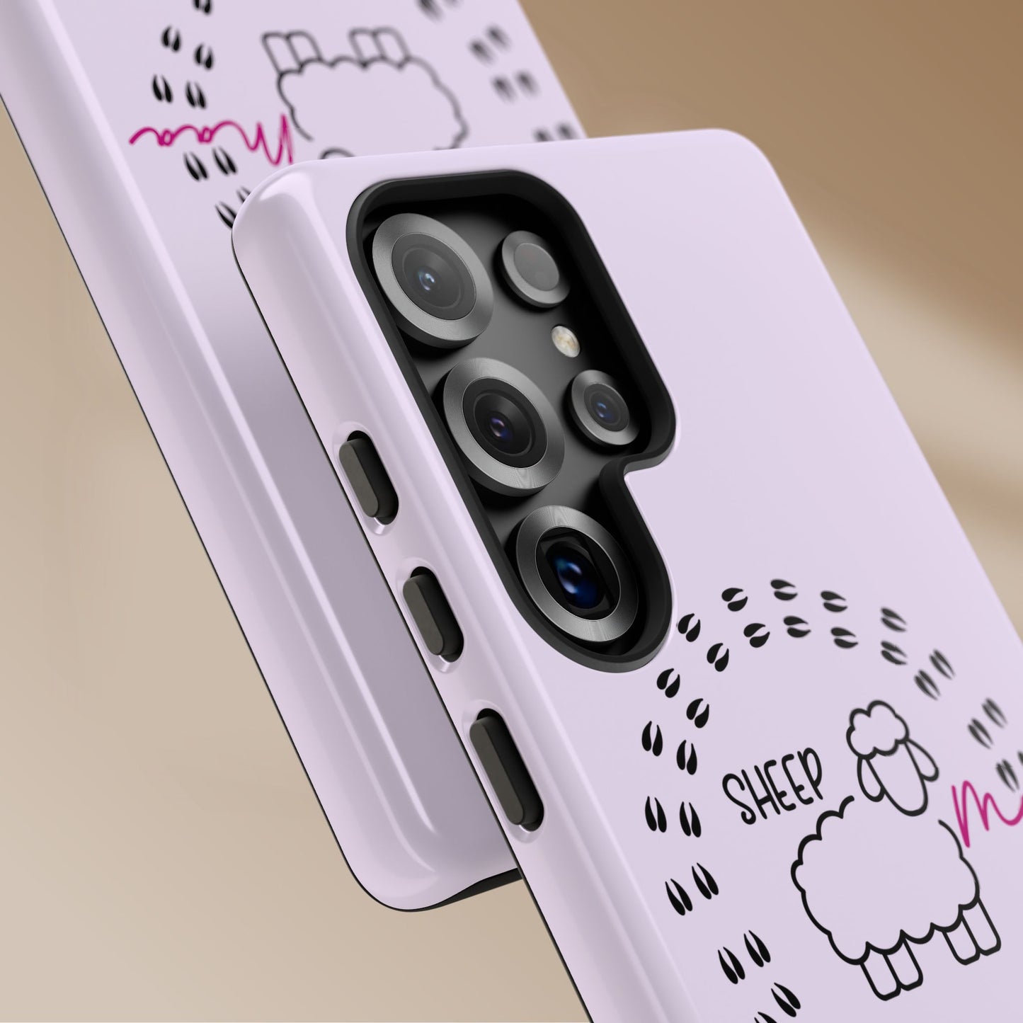 Sheep Maaa Tough Phone Case – Farm Life Protective Case for Female Farmers & Sheep Lovers