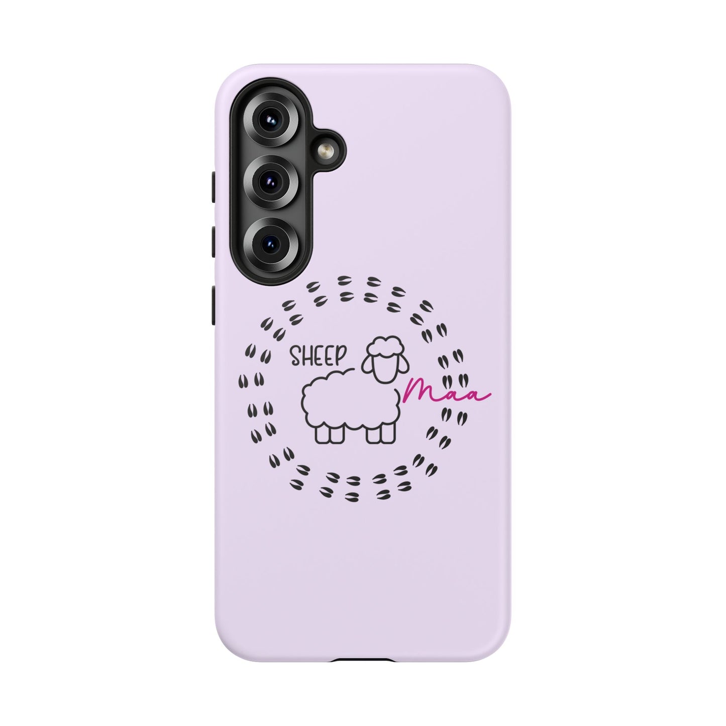 Sheep Maaa Tough Phone Case – Farm Life Protective Case for Female Farmers & Sheep Lovers