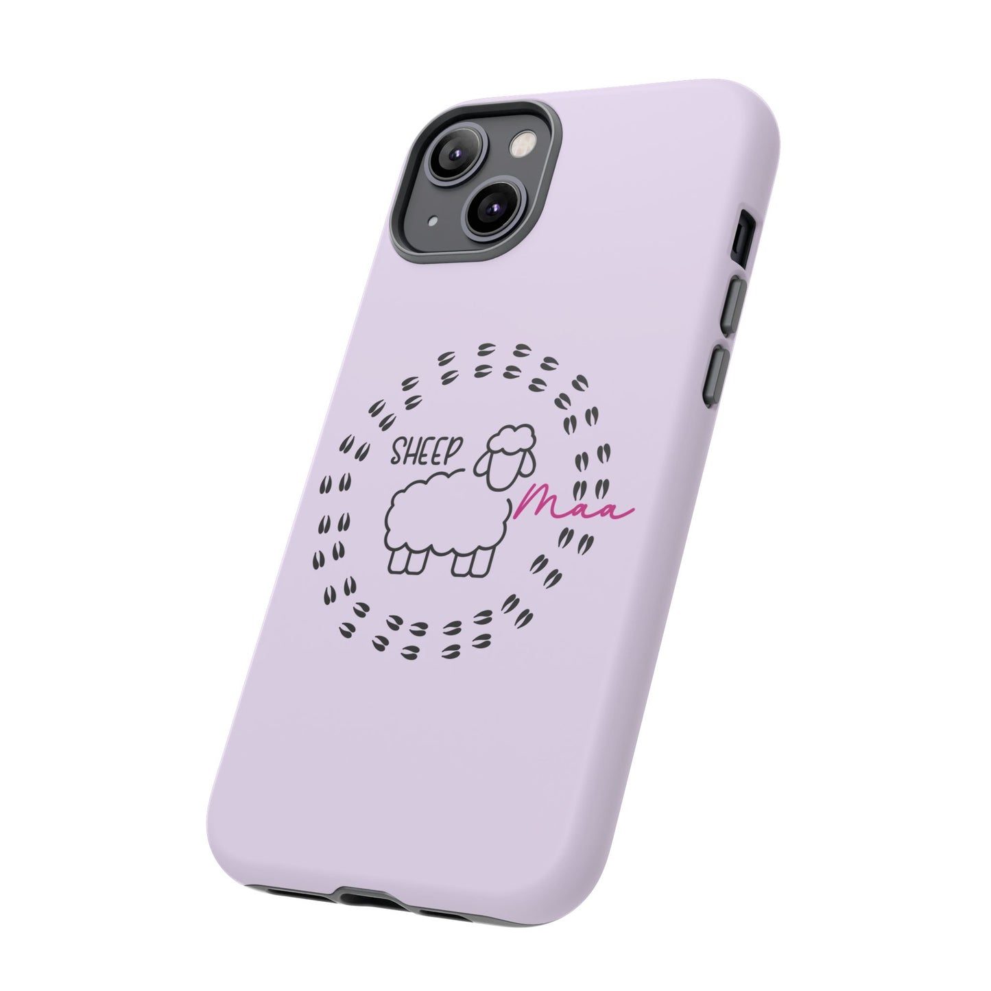 Sheep Maaa Tough Phone Case – Farm Life Protective Case for Female Farmers & Sheep Lovers