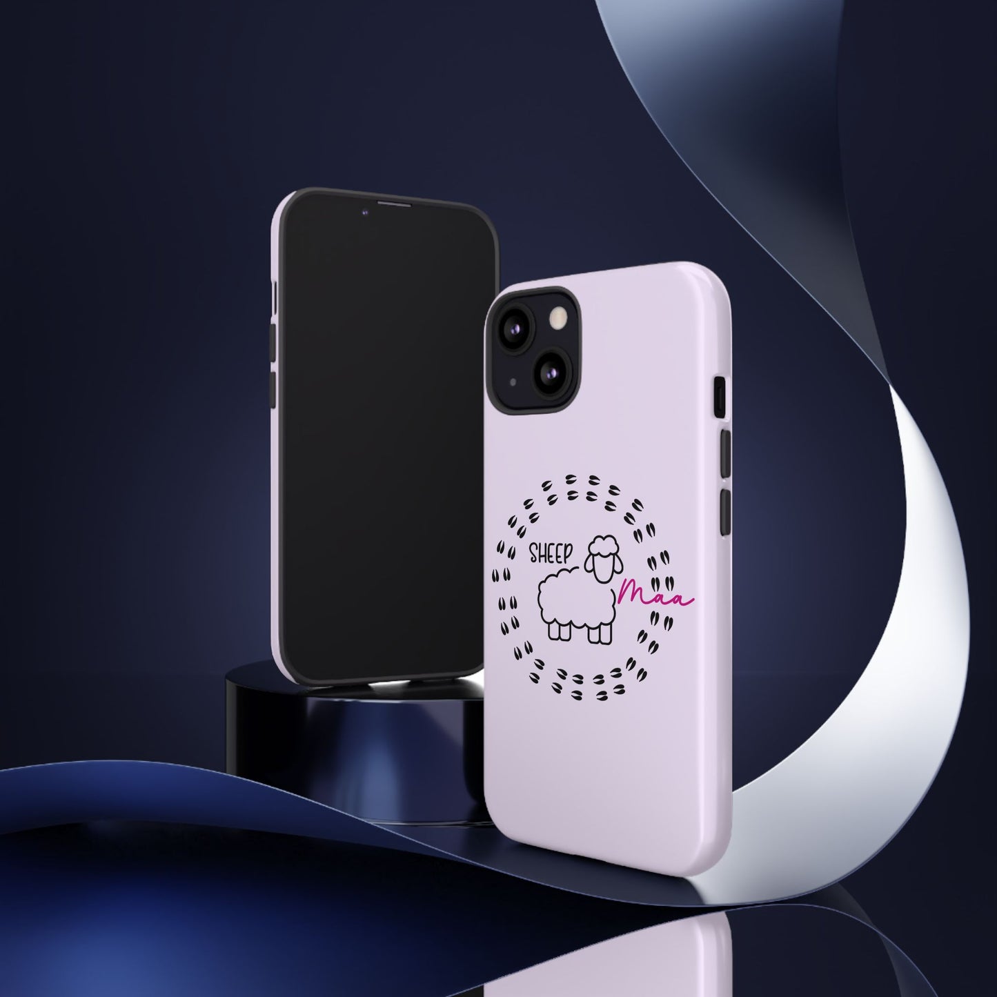 Sheep Maaa Tough Phone Case – Farm Life Protective Case for Female Farmers & Sheep Lovers