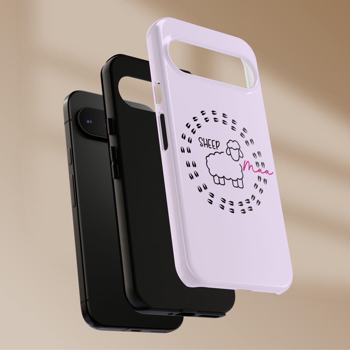 Sheep Maaa Tough Phone Case – Farm Life Protective Case for Female Farmers & Sheep Lovers