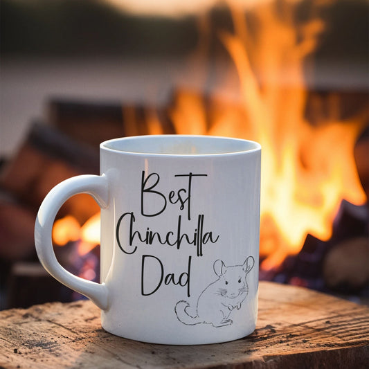Best Chinhilla dad mug 11oz, fathers day gift, fathers mug chinchilla dad gift