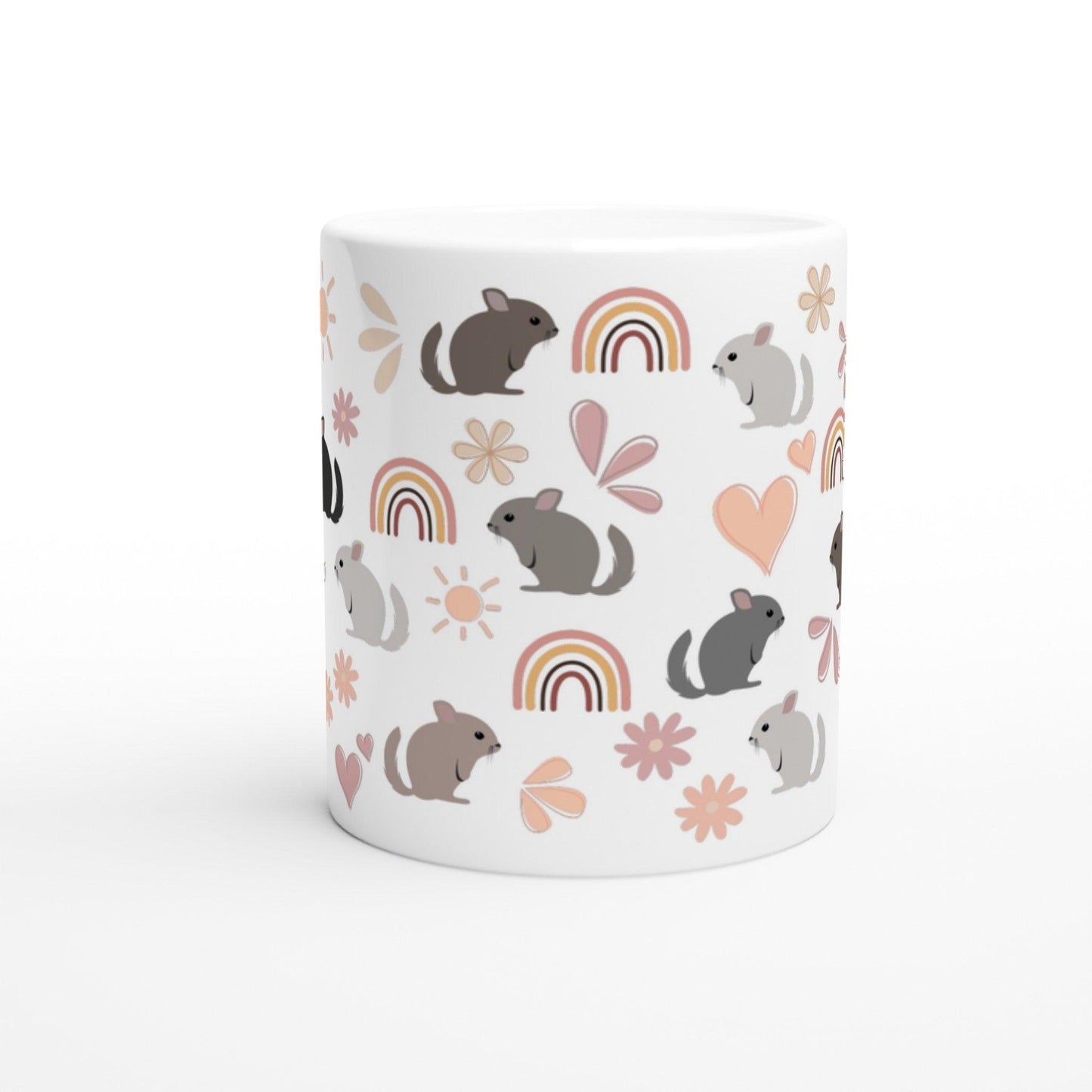 Retro vintage chinchilla mug