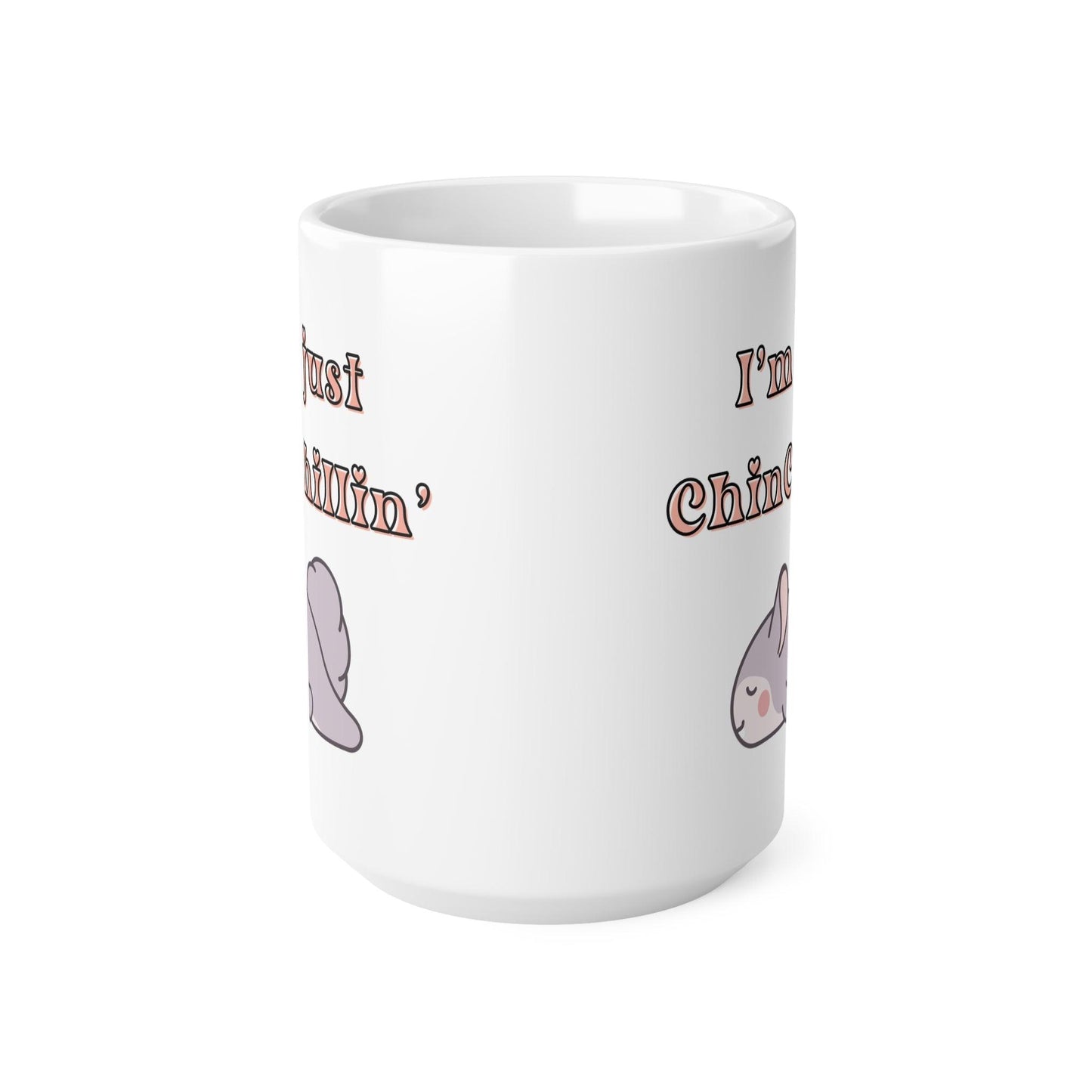 Funny Sleeping Chinchilla Mug - 11oz, 15oz Ceramic Coffee Cup