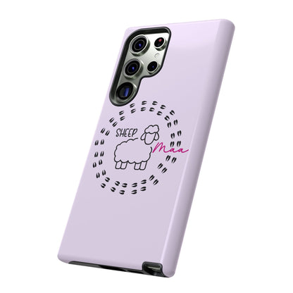 Sheep Maaa Tough Phone Case – Farm Life Protective Case for Female Farmers & Sheep Lovers