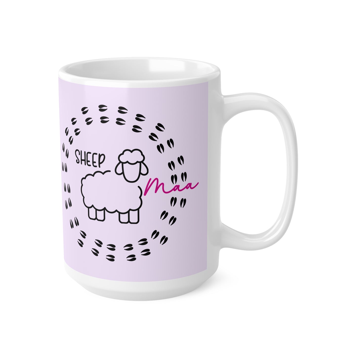 Sheep Maaa Mug – Cute Farm Life Coffee Cup for Women, Shepherdesses & Sheep Lovers