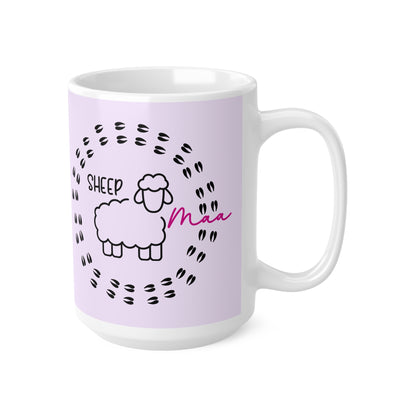 Sheep Maaa Mug – Cute Farm Life Coffee Cup for Women, Shepherdesses & Sheep Lovers