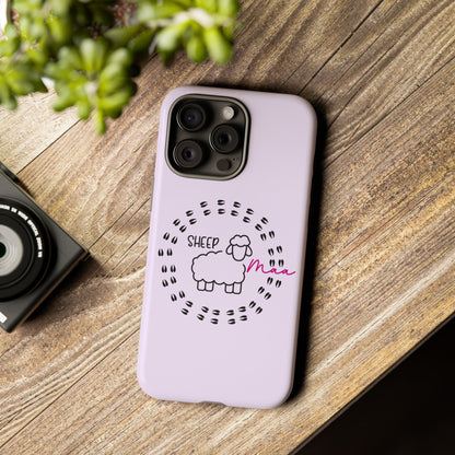 Sheep Maaa Tough Phone Case – Farm Life Protective Case for Female Farmers & Sheep Lovers