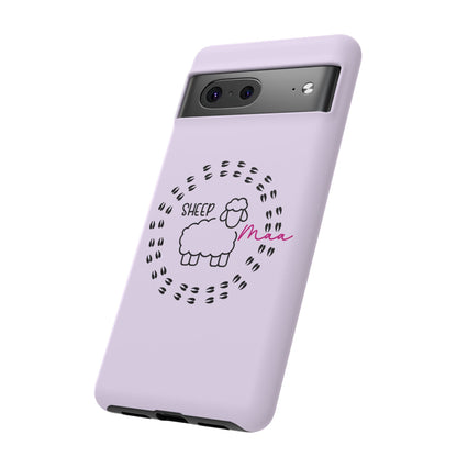 Sheep Maaa Tough Phone Case – Farm Life Protective Case for Female Farmers & Sheep Lovers