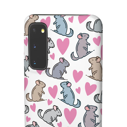 Chinchilla Love Snap Phone Case