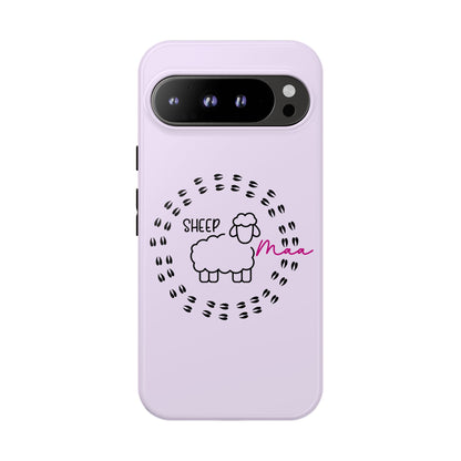 Sheep Maaa Tough Phone Case – Farm Life Protective Case for Female Farmers & Sheep Lovers