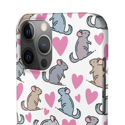 Chinchilla Love Snap Phone Case