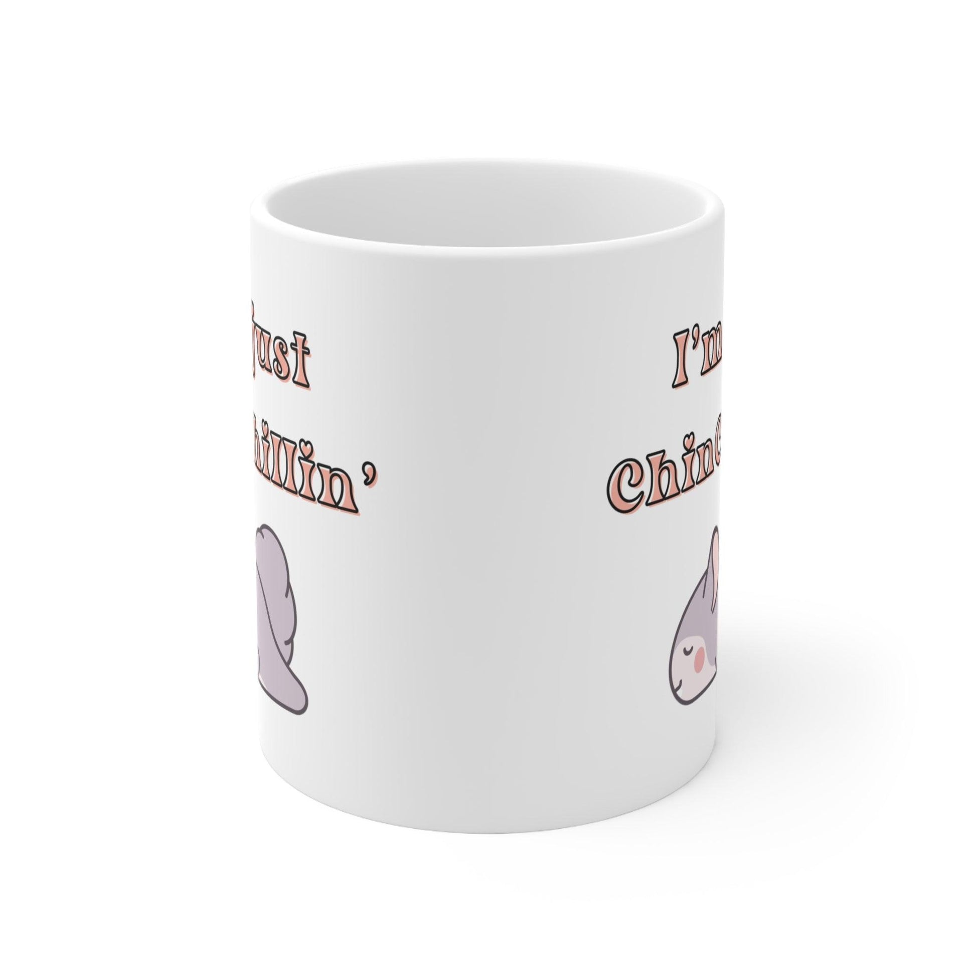 Funny Sleeping Chinchilla Mug - 11oz, 15oz Ceramic Coffee Cup