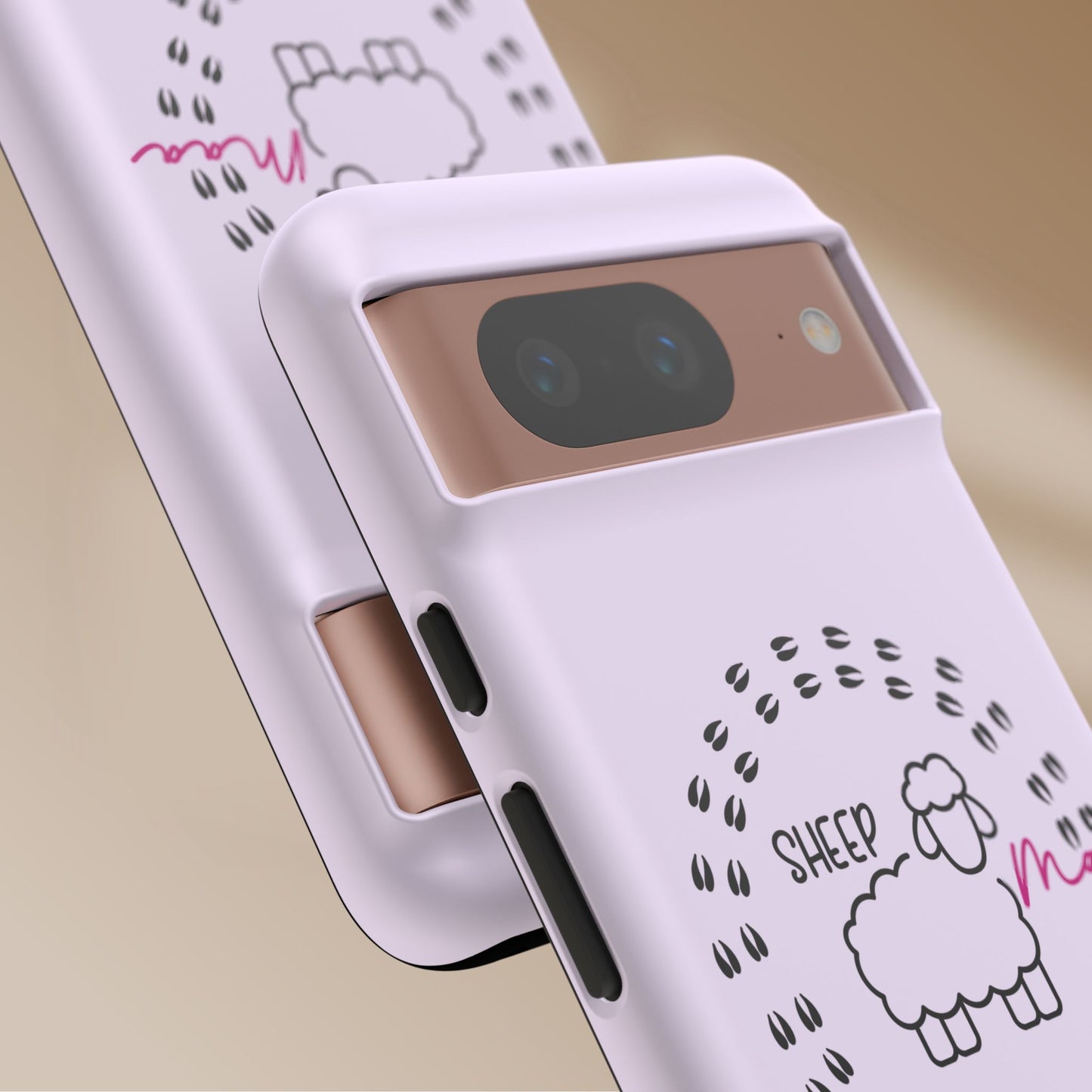 Sheep Maaa Tough Phone Case – Farm Life Protective Case for Female Farmers & Sheep Lovers