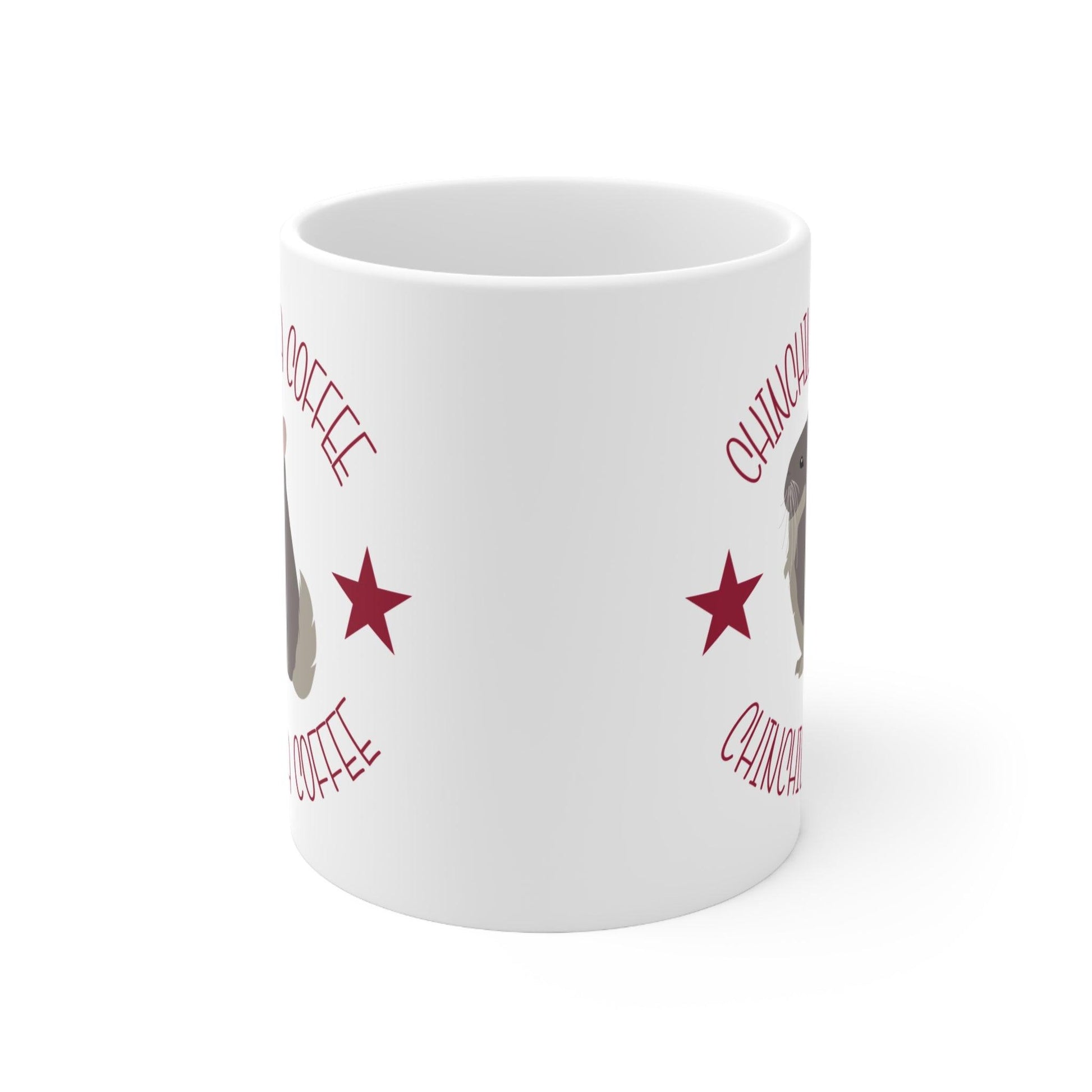 Chinchilla Coffee 'star' Mug - 11oz, 15oz - Chinchilla Mug, Chinchilla Gift