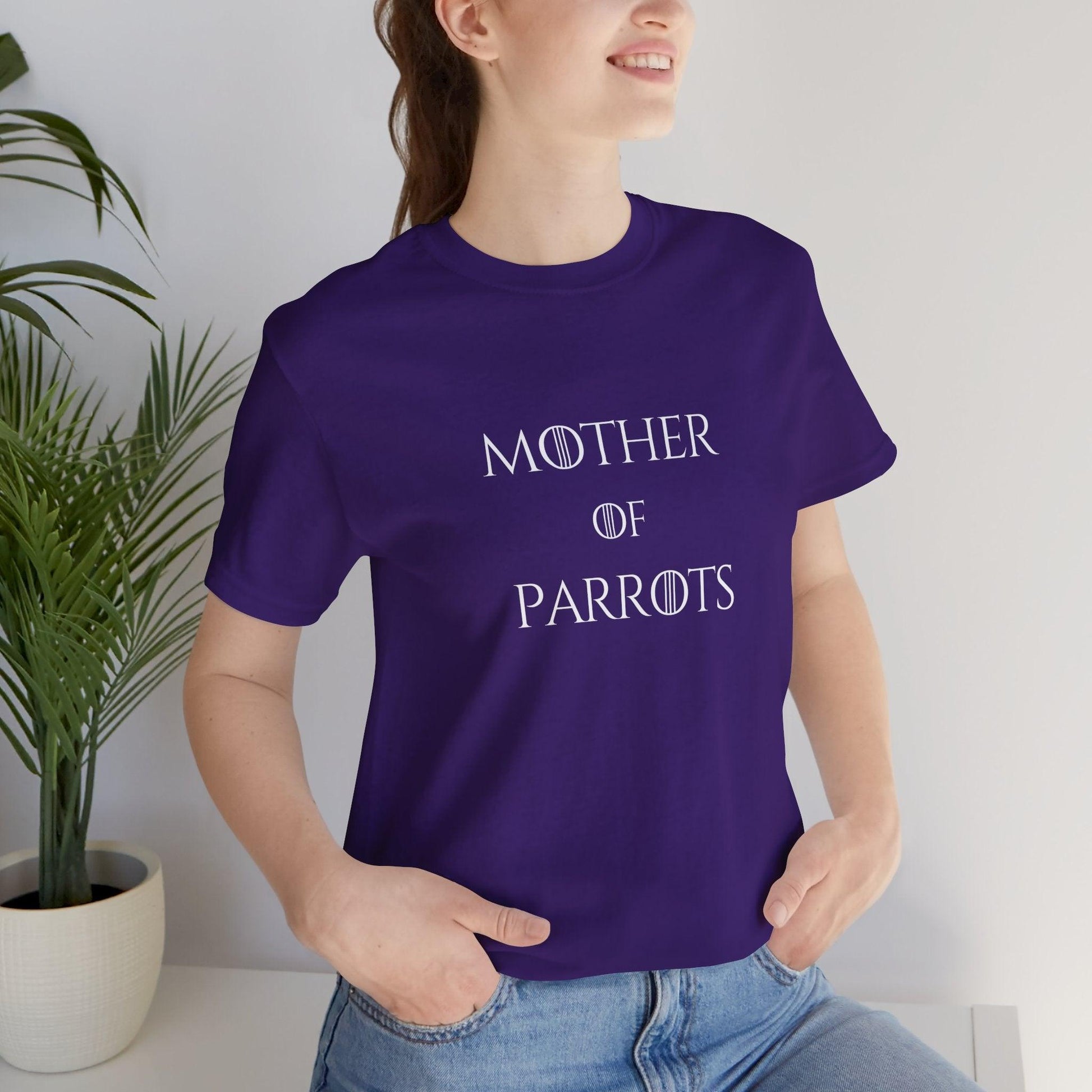 Mother of Parrots Premium TShirt - Perfect Gift for Cat Lovers