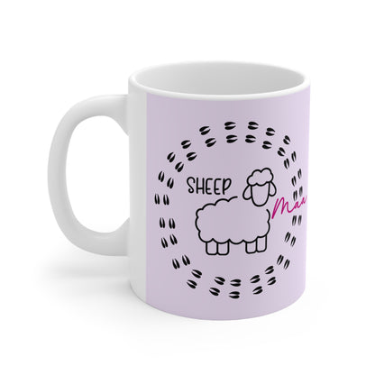 Sheep Maaa Mug – Cute Farm Life Coffee Cup for Women, Shepherdesses & Sheep Lovers