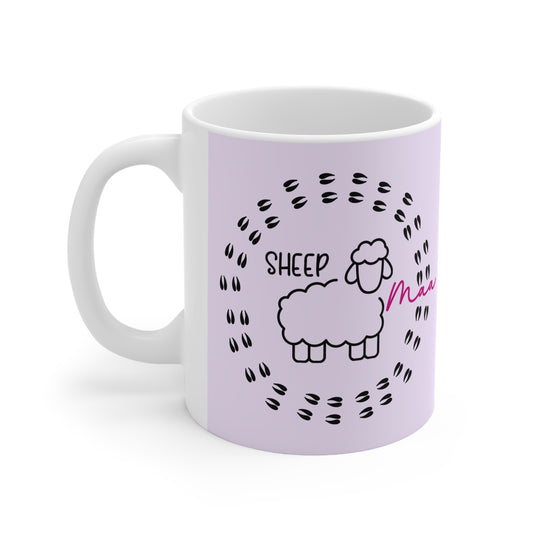 Sheep Maaa Mug – Cute Farm Life Coffee Cup for Women, Shepherdesses & Sheep Lovers