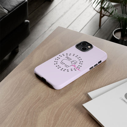 Sheep Maaa Tough Phone Case – Farm Life Protective Case for Female Farmers & Sheep Lovers