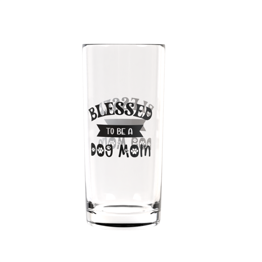 Blessed Dog Mom Highball Glass
