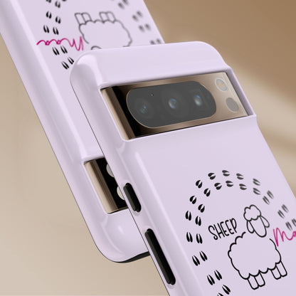 Sheep Maaa Tough Phone Case – Farm Life Protective Case for Female Farmers & Sheep Lovers