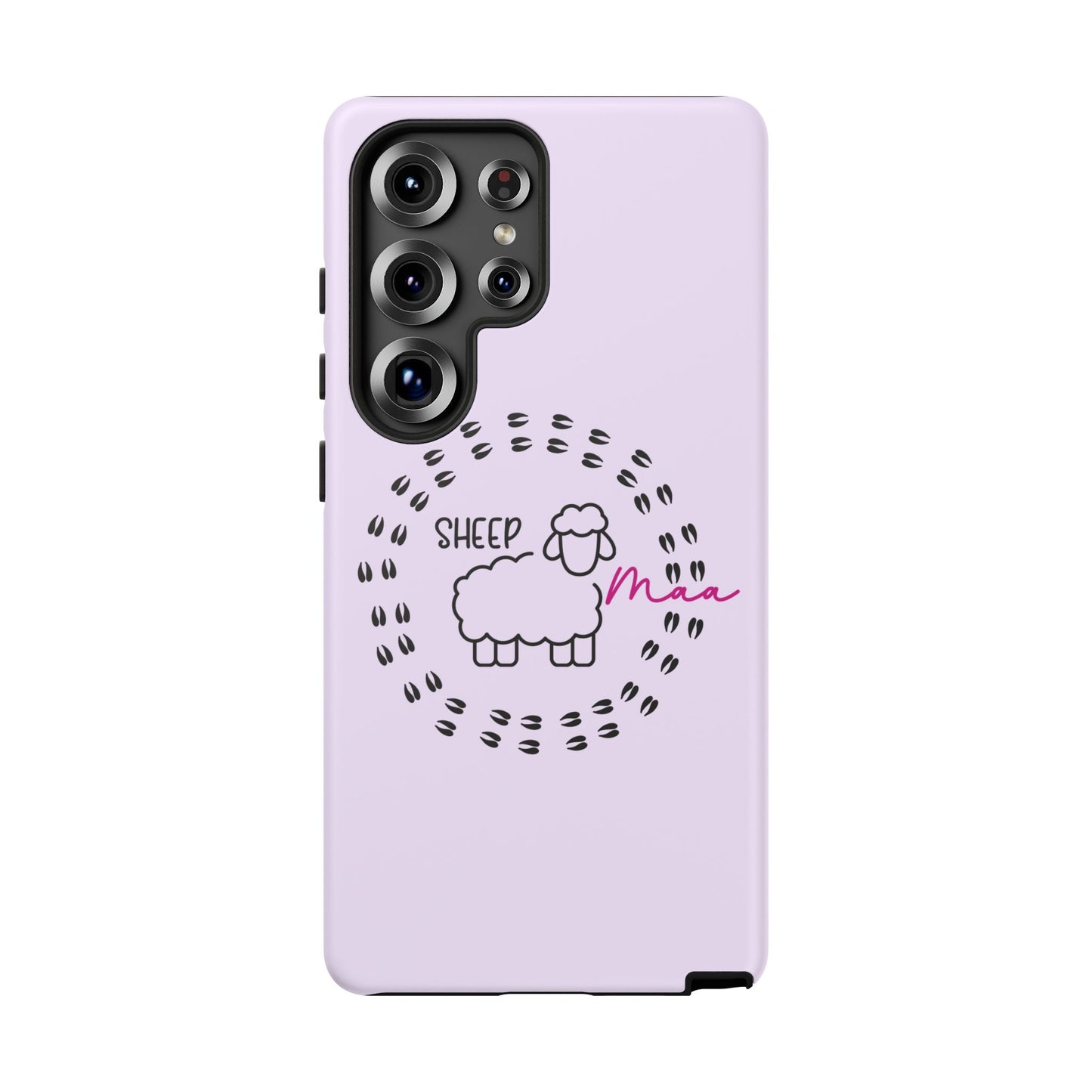 Sheep Maaa Tough Phone Case – Farm Life Protective Case for Female Farmers & Sheep Lovers