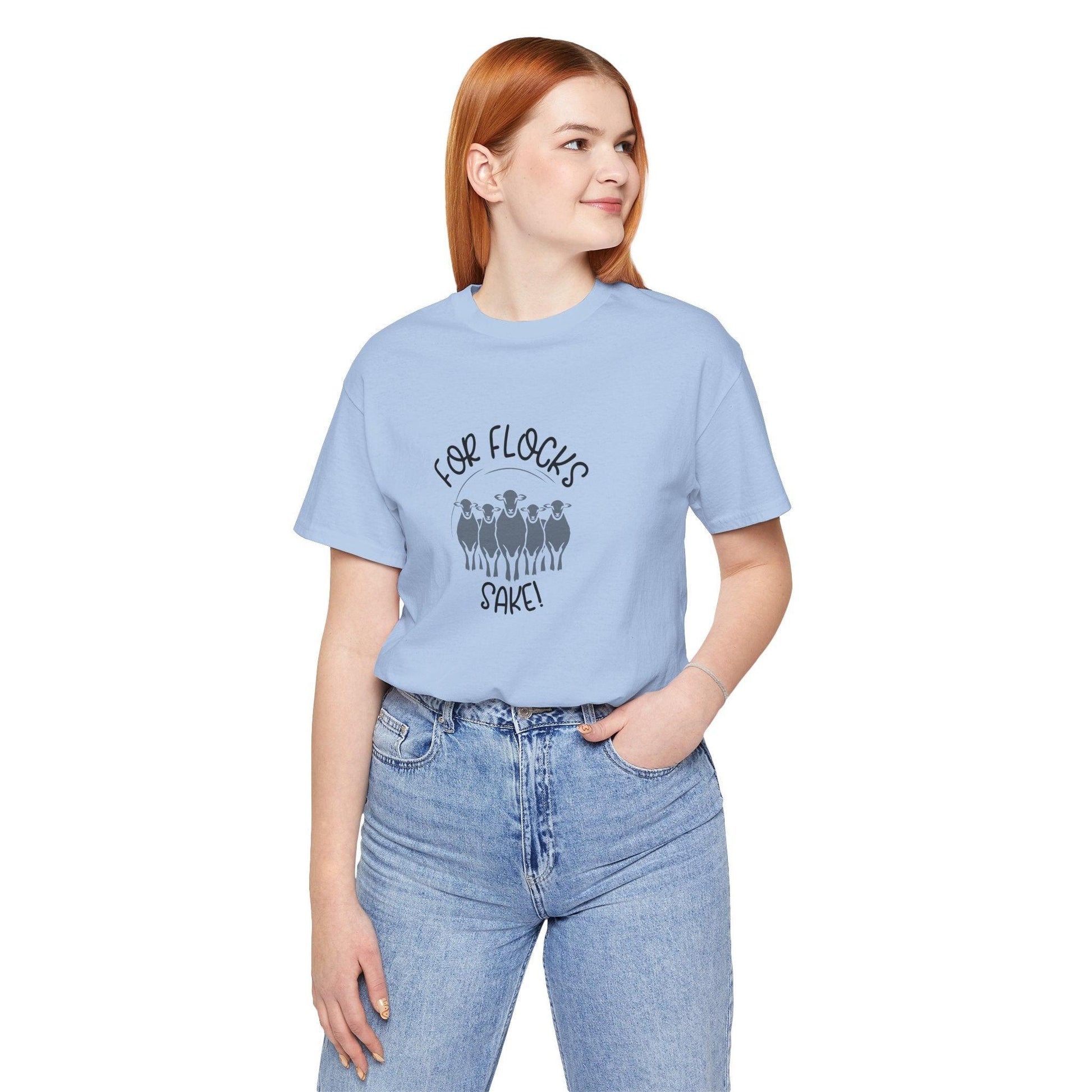For Flocks Sake Tee - Funny Animal T-Shirt, Unisex