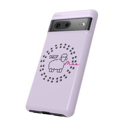 Sheep Maaa Tough Phone Case – Farm Life Protective Case for Female Farmers & Sheep Lovers