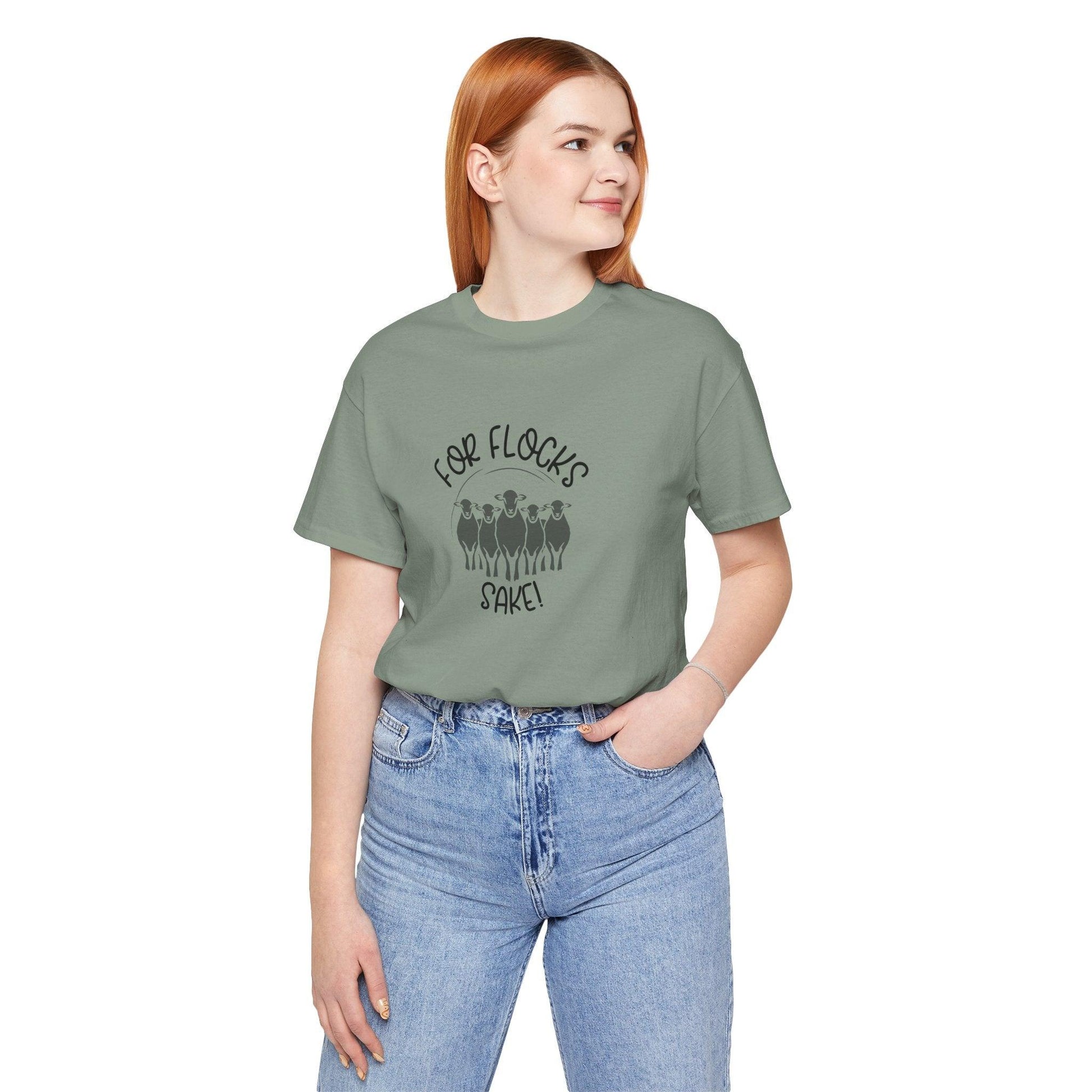 For Flocks Sake Tee - Funny Animal T-Shirt, Unisex