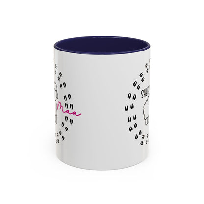 Sheep Maaa Mug – Farm Life, for Women, Shepherdesses & Sheep Lovers, Colour Rim