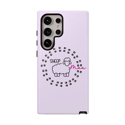 Sheep Maaa Tough Phone Case – Farm Life Protective Case for Female Farmers & Sheep Lovers