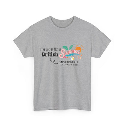 Funny Dog Owner Summer Shirt – 50% Unpredictable Dog T-Shirt