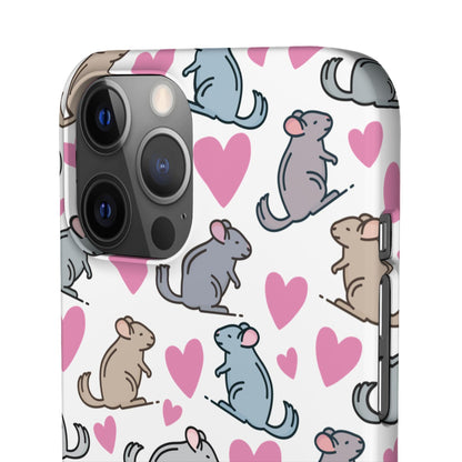 Chinchilla Love Snap Phone Case