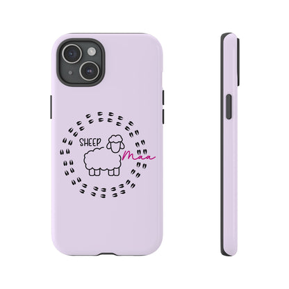 Sheep Maaa Tough Phone Case – Farm Life Protective Case for Female Farmers & Sheep Lovers