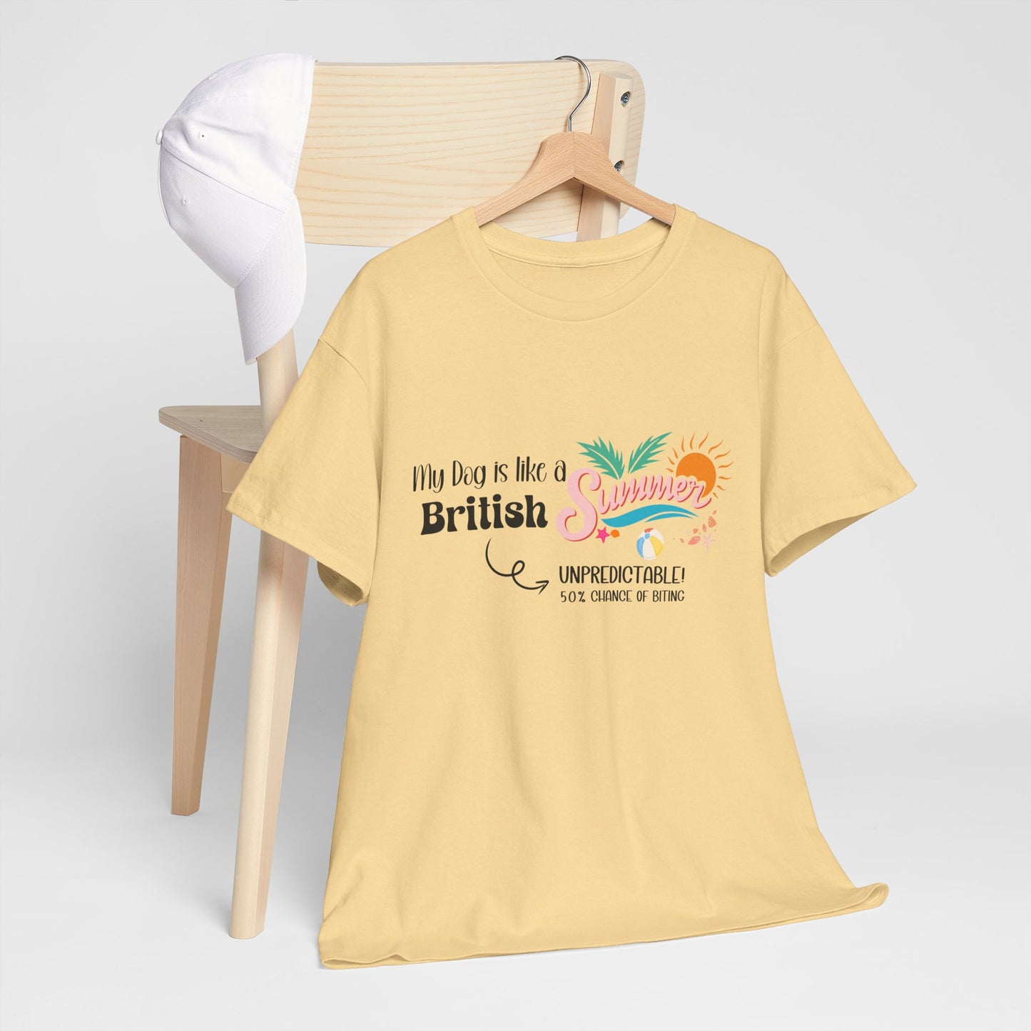 Funny Dog Owner Summer Shirt – 50% Unpredictable Dog T-Shirt