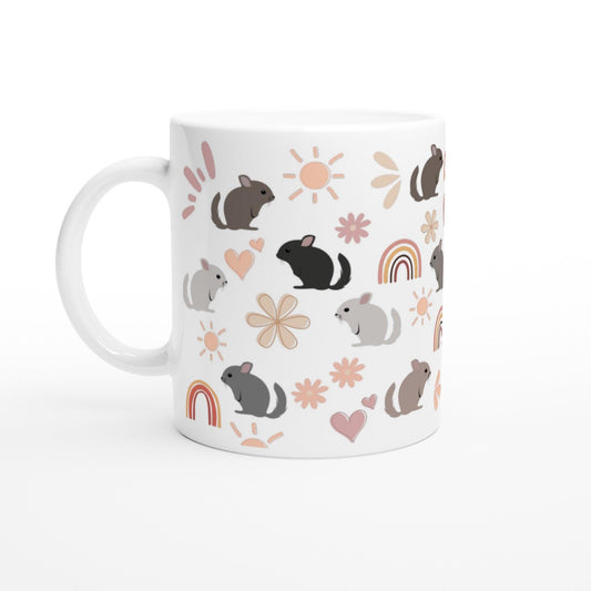 Retro vintage chinchilla mug
