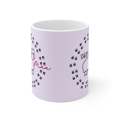 Sheep Maaa Mug – Cute Farm Life Coffee Cup for Women, Shepherdesses & Sheep Lovers