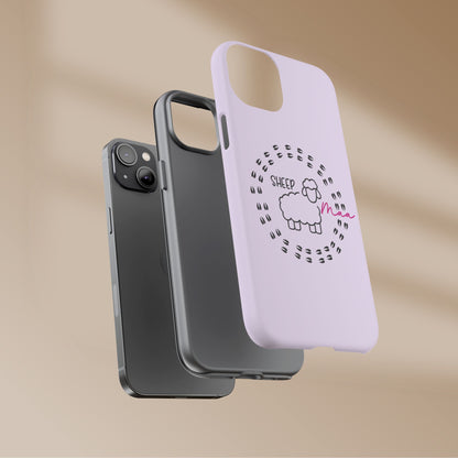 Sheep Maaa Tough Phone Case – Farm Life Protective Case for Female Farmers & Sheep Lovers