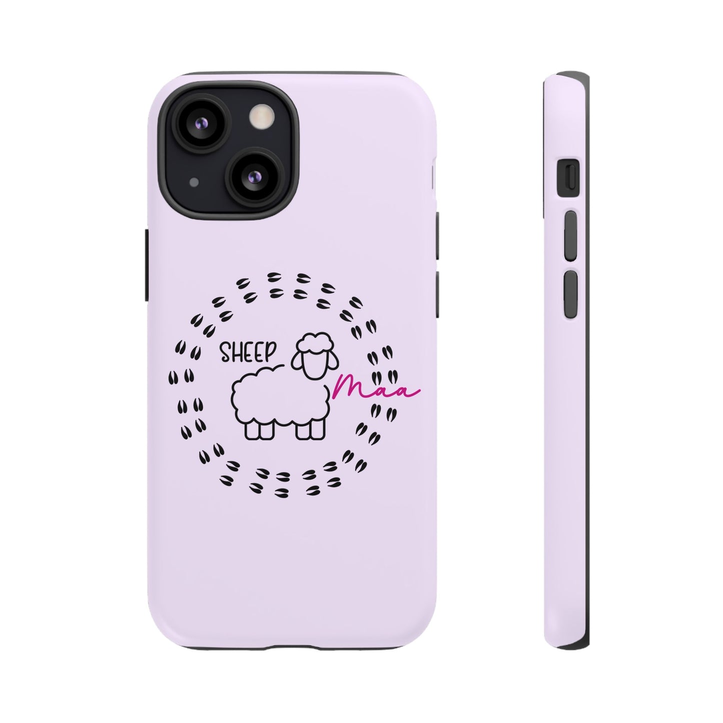 Sheep Maaa Tough Phone Case – Farm Life Protective Case for Female Farmers & Sheep Lovers