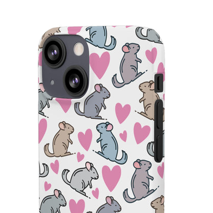 Chinchilla Love Snap Phone Case