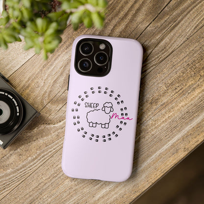 Sheep Maaa Tough Phone Case – Farm Life Protective Case for Female Farmers & Sheep Lovers