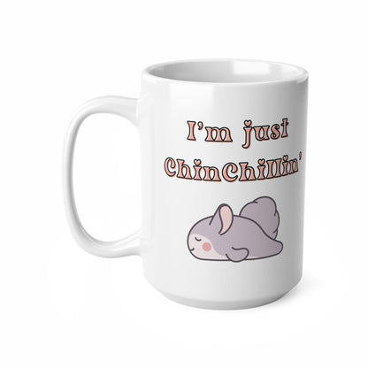 Funny Sleeping Chinchilla Mug - 11oz, 15oz Ceramic Coffee Cup