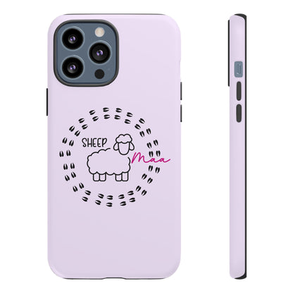 Sheep Maaa Tough Phone Case – Farm Life Protective Case for Female Farmers & Sheep Lovers