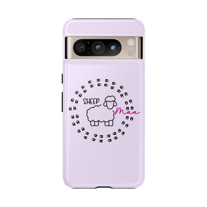 Sheep Maaa Tough Phone Case – Farm Life Protective Case for Female Farmers & Sheep Lovers